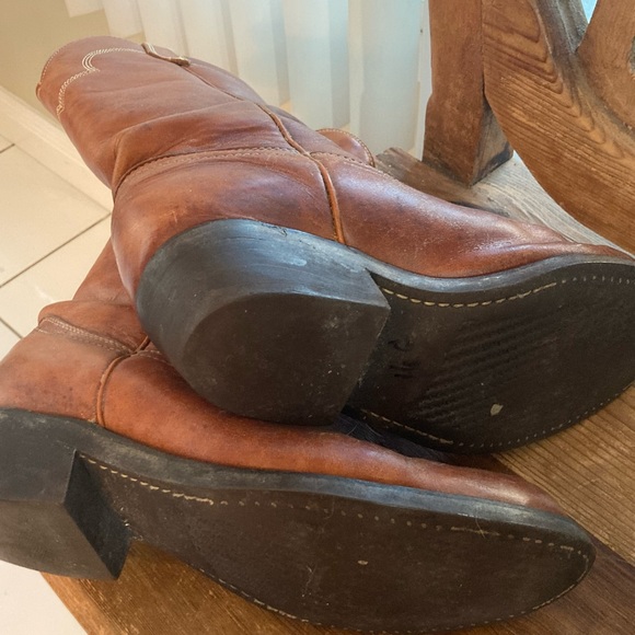 💓SOLD💓Mens Cowboy Boots Size 10 Wide - Picture 7 of 10